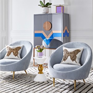 luxury side table black console table Nordic Contemporary corner coffee table
