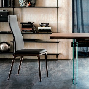 home furniture dining room chairs modern leather high back dining chair luxury italian