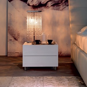 Bedroom furniture wooden bedside table modern solid wood nightstand ash wood bedside cabinet