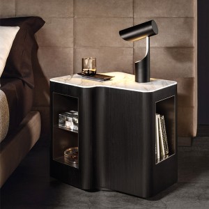 Bedroom Furniture Wooden Bedside Table Nightstand with Drawers Chest bedside Cabinet Walnut or White